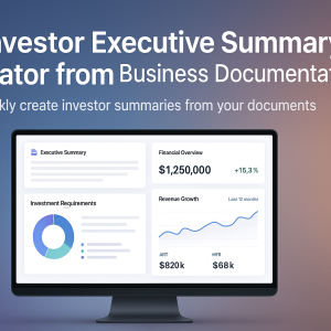 AI Investor Executive Summary Generator from Business Documentation