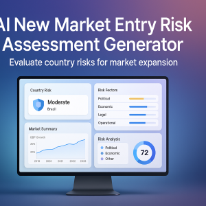 AI New Market Entry Risk Assessment Generator