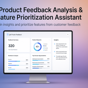 AI Product Feedback Analysis & Feature Prioritization Assistant