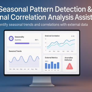 AI Seasonal Pattern Detection & External Correlation Analysis Assistant