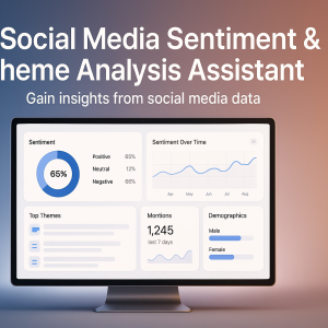 AI Social Media Sentiment & Theme Analysis Assistant