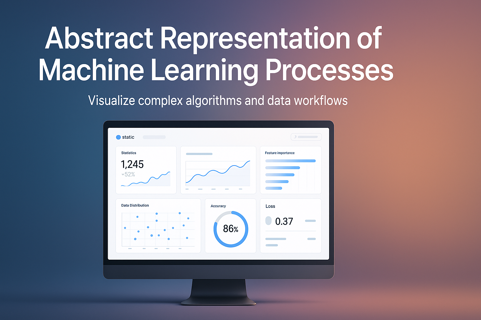 Abstract Representation of Machine Learning Processes