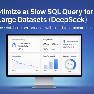 Optimize a Slow SQL Query for Large Datasets (DeepSeek)