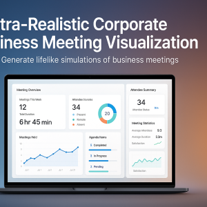 Ultra-Realistic Corporate Business Meeting Visualization