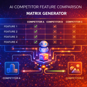 AI Competitor Feature Comparison Matrix Generator