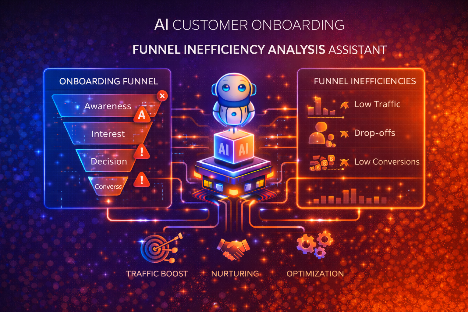 AI Customer Onboarding Funnel Inefficiency Analysis Assistant