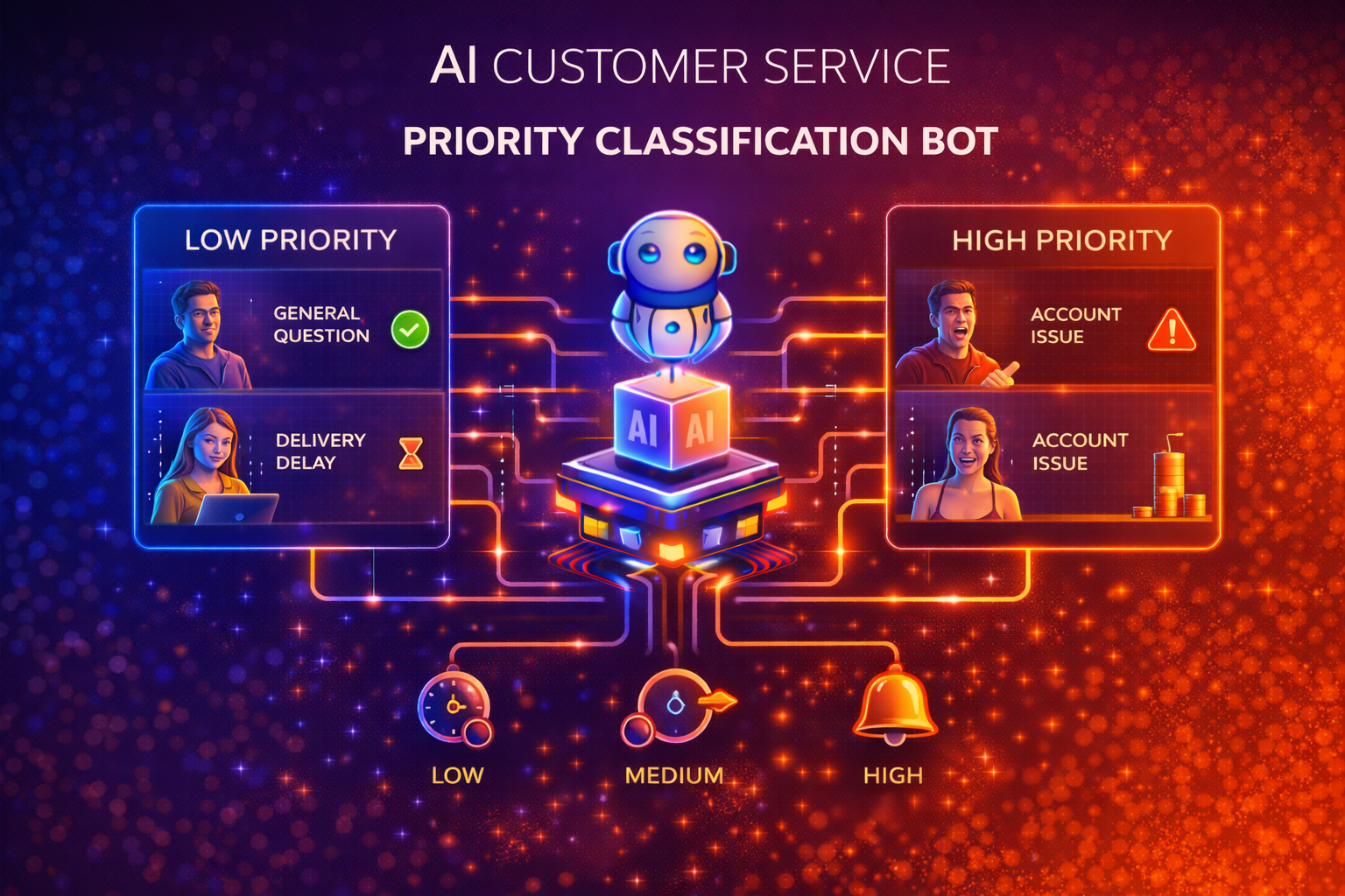 AI Customer Service Priority Classification Bot