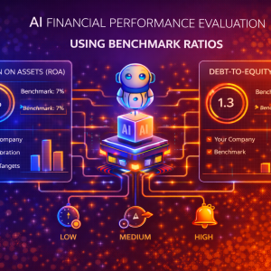 AI Financial Performance Evaluation Using Benchmark Ratios